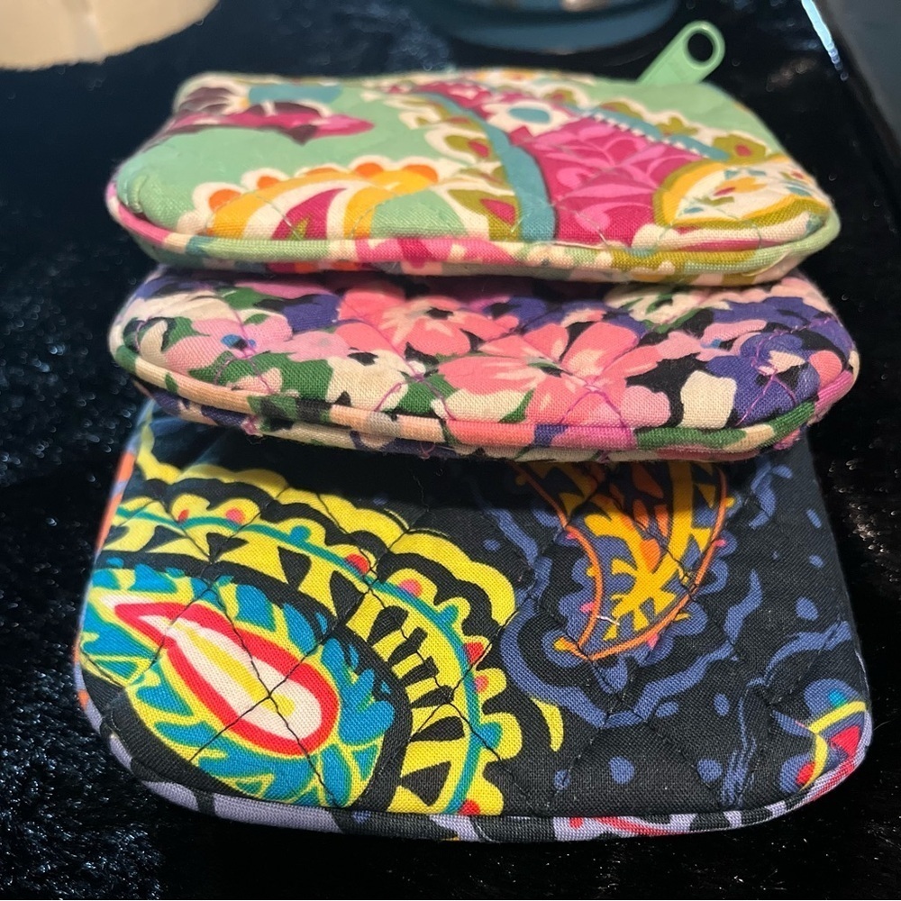 Vera Bradley Cosmetic Pouch Bundle Of Three - Picture 7 of 10